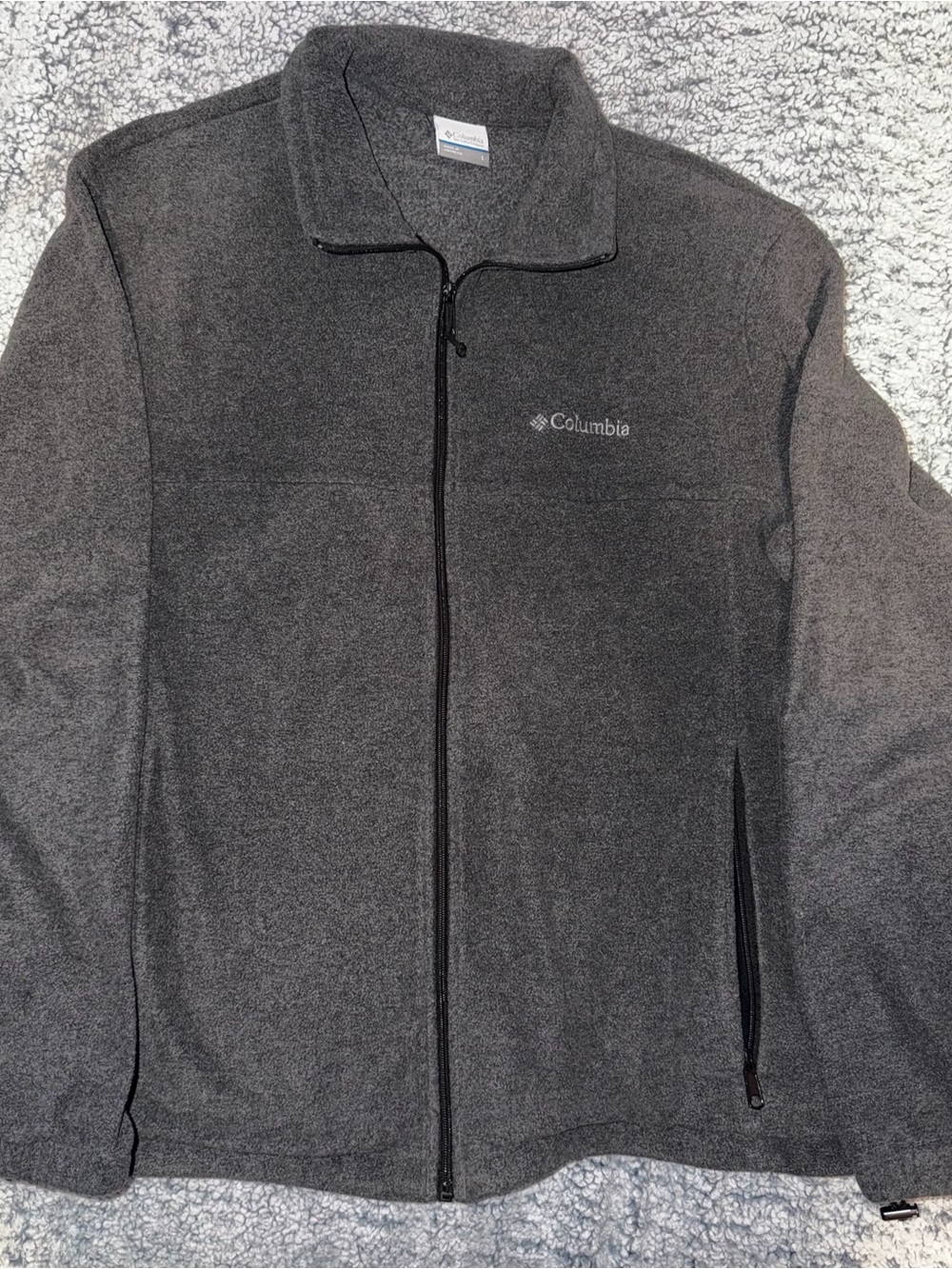 Columbia Men's Full-Zip Jacket - Charcoal